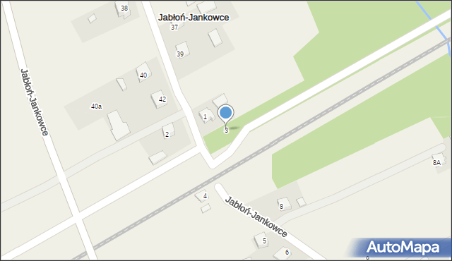 Jabłoń-Jankowce, Jabłoń-Jankowce, 3, mapa Jabłoń-Jankowce