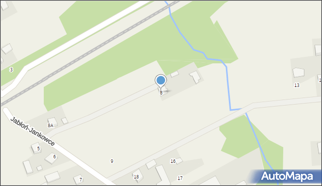 Jabłoń-Jankowce, Jabłoń-Jankowce, 8A, mapa Jabłoń-Jankowce