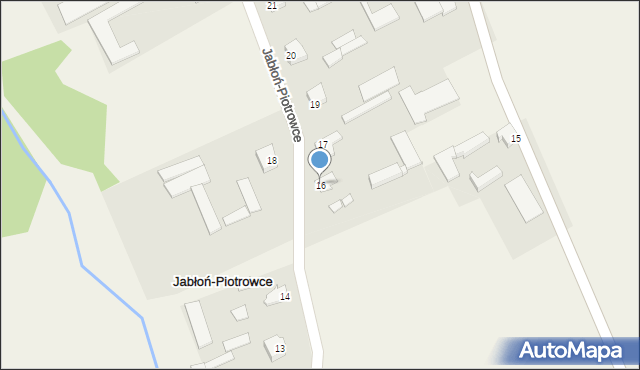 Jabłoń-Piotrowce, Jabłoń-Piotrowce, 16, mapa Jabłoń-Piotrowce
