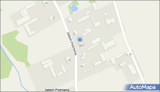 Jabłoń-Piotrowce, Jabłoń-Piotrowce, 19, mapa Jabłoń-Piotrowce