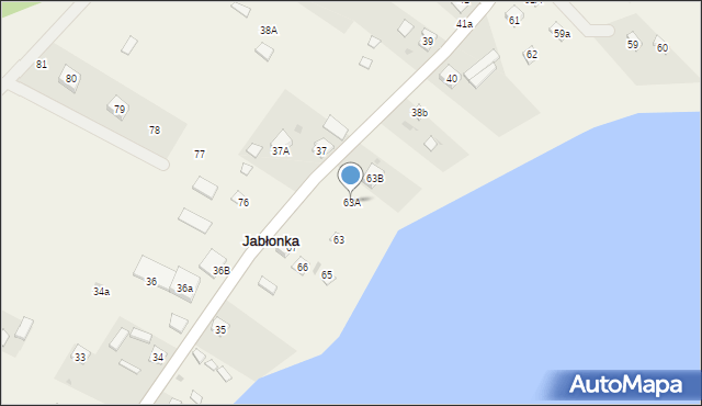 Jabłonka, Jabłonka, 63A, mapa Jabłonka