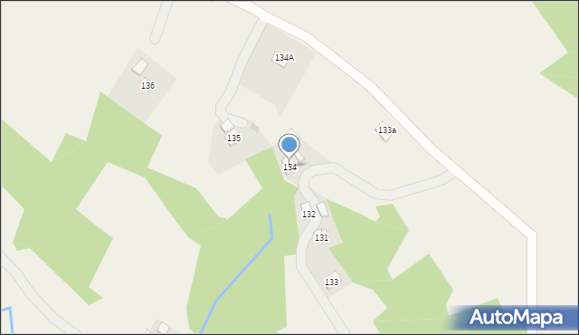 Jabłonka, Jabłonka, 134, mapa Jabłonka