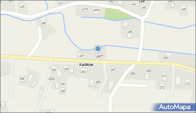 Jabłonka, Jabłonka, 166, mapa Jabłonka