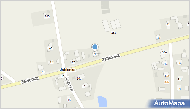 Jabłonka, Jabłonka, 28, mapa Jabłonka