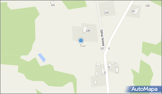 Jabłonka Stara, Jabłonka Stara, 22C, mapa Jabłonka Stara