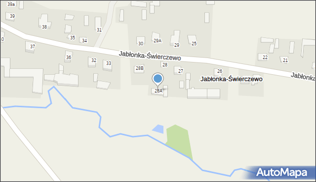 Jabłonka-Świerczewo, Jabłonka-Świerczewo, 28A, mapa Jabłonka-Świerczewo