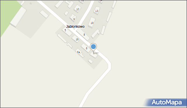 Jabłonkowo, Jabłonkowo, 7, mapa Jabłonkowo