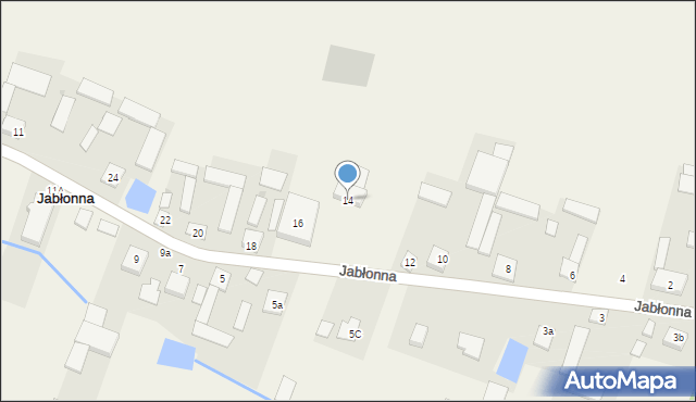 Jabłonna, Jabłonna, 14, mapa Jabłonna