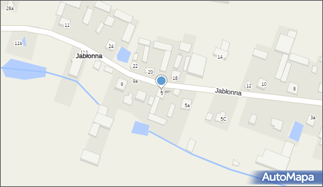 Jabłonna, Jabłonna, 5, mapa Jabłonna