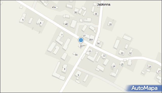 Jabłonna, Jabłonna, 10, mapa Jabłonna