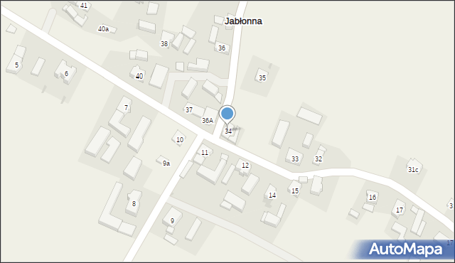 Jabłonna, Jabłonna, 34, mapa Jabłonna