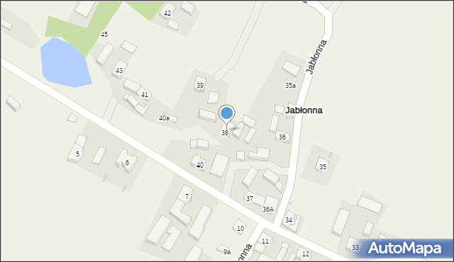 Jabłonna, Jabłonna, 38a, mapa Jabłonna