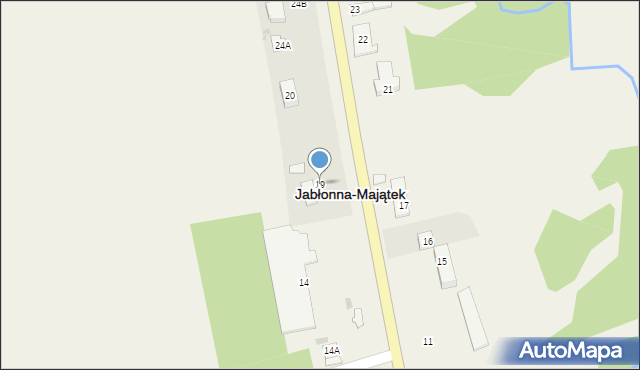 Jabłonna-Majątek, Jabłonna-Majątek, 19, mapa Jabłonna-Majątek