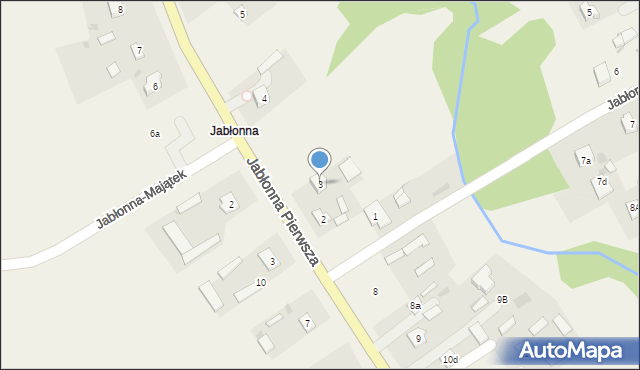 Jabłonna-Majątek, Jabłonna-Majątek, 3, mapa Jabłonna-Majątek