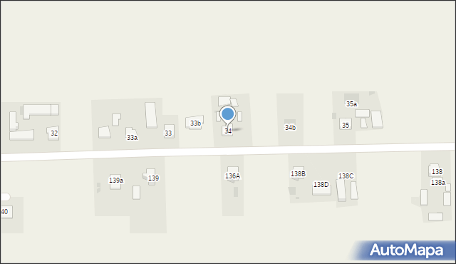 Jabłonna-Majątek, Jabłonna-Majątek, 34, mapa Jabłonna-Majątek