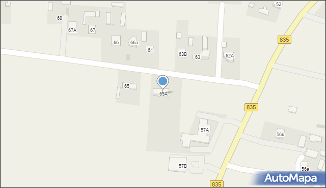 Jabłonna-Majątek, Jabłonna-Majątek, 65A, mapa Jabłonna-Majątek