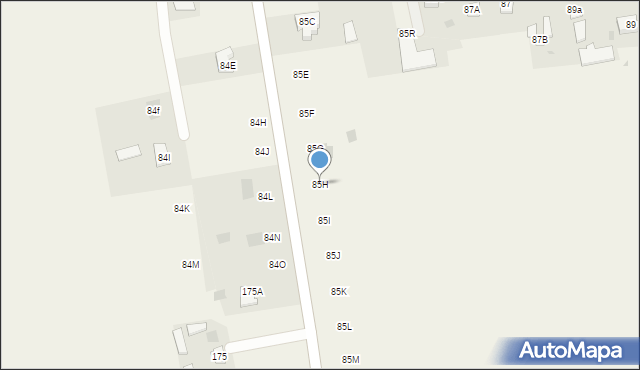 Jabłonna-Majątek, Jabłonna-Majątek, 85H, mapa Jabłonna-Majątek