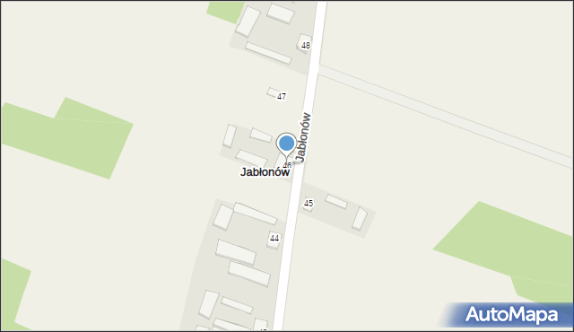 Jabłonów, Jabłonów, 46, mapa Jabłonów