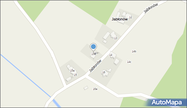 Jabłonów, Jabłonów, 13B, mapa Jabłonów