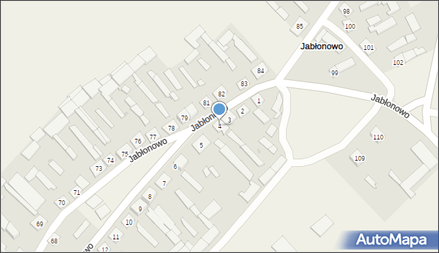 Jabłonowo, Jabłonowo, 4, mapa Jabłonowo