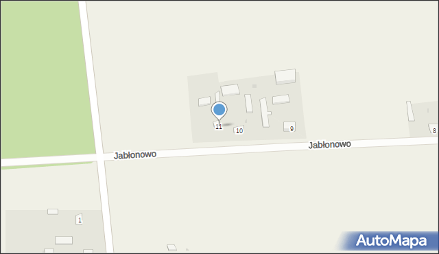 Jabłonowo, Jabłonowo, 11, mapa Jabłonowo