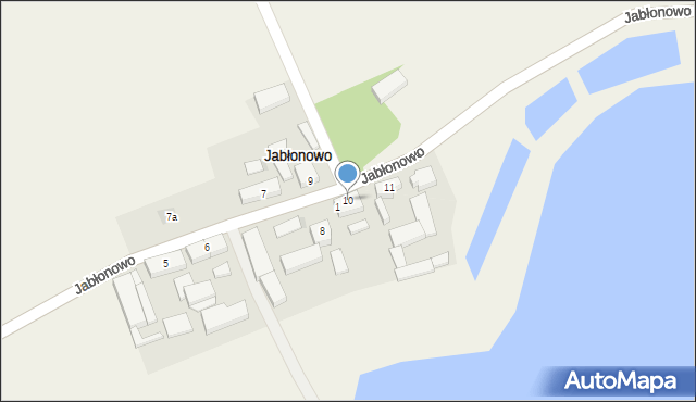 Jabłonowo, Jabłonowo, 10, mapa Jabłonowo