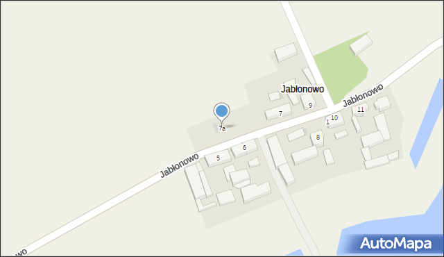 Jabłonowo, Jabłonowo, 7a, mapa Jabłonowo