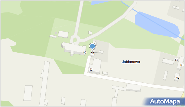 Jabłonowo, Jabłonowo, 55, mapa Jabłonowo