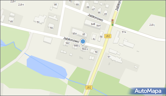 Jabłonowo, Jabłonowo, 56A/2, mapa Jabłonowo