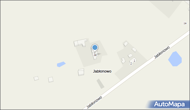 Jabłonowo, Jabłonowo, 1a, mapa Jabłonowo