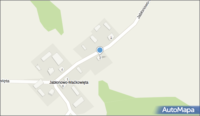 Jabłonowo-Adamy, Jabłonowo-Maćkowięta, 2, mapa Jabłonowo-Adamy