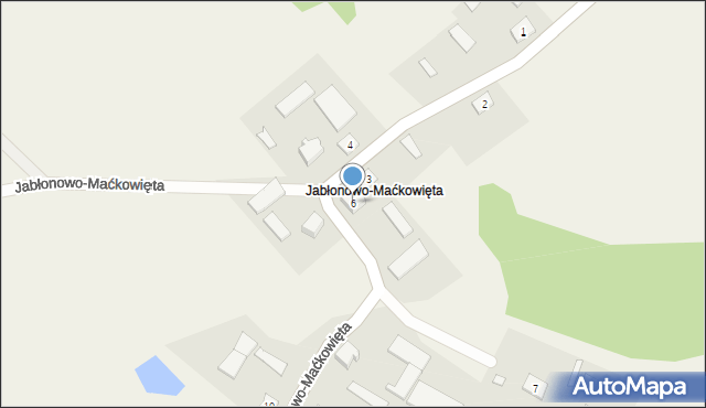 Jabłonowo-Adamy, Jabłonowo-Maćkowięta, 6, mapa Jabłonowo-Adamy