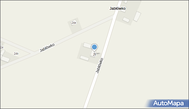 Jabłówko, Jabłówko, 25, mapa Jabłówko