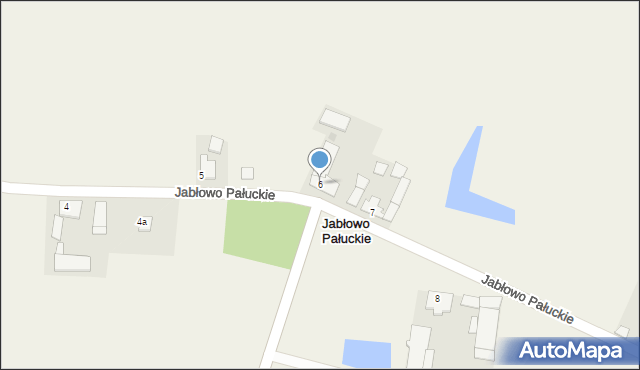 Jabłowo Pałuckie, Jabłowo Pałuckie, 6, mapa Jabłowo Pałuckie