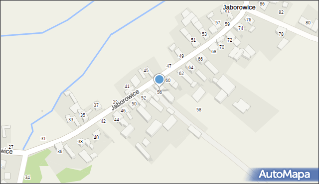 Jaborowice, Jaborowice, 56, mapa Jaborowice