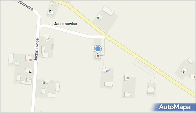 Jachimowice, Jachimowice, 48, mapa Jachimowice