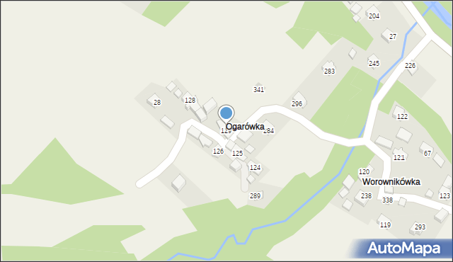 Jachówka, Jachówka, 129, mapa Jachówka