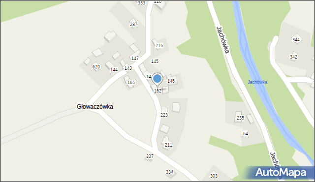 Jachówka, Jachówka, 162, mapa Jachówka