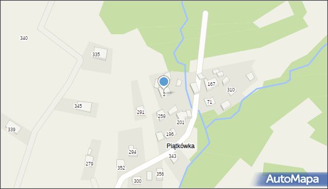 Jachówka, Jachówka, 2, mapa Jachówka