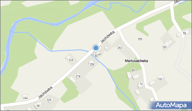 Jachówka, Jachówka, 44, mapa Jachówka