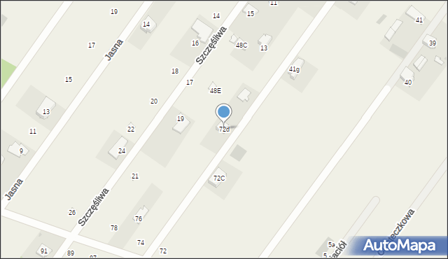 Jachranka, Jachranka, 43i, mapa Jachranka