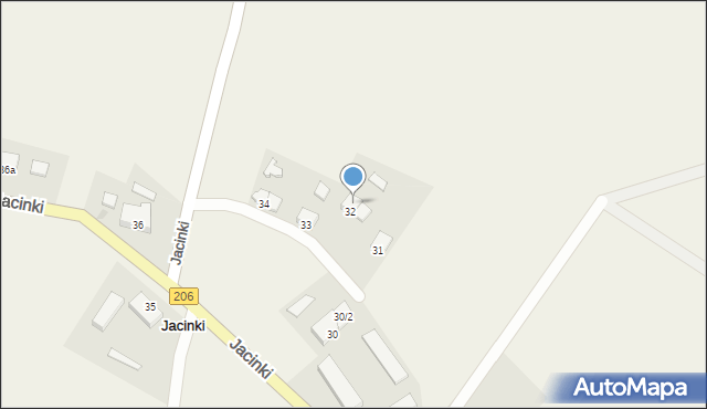 Jacinki, Jacinki, 32/2, mapa Jacinki