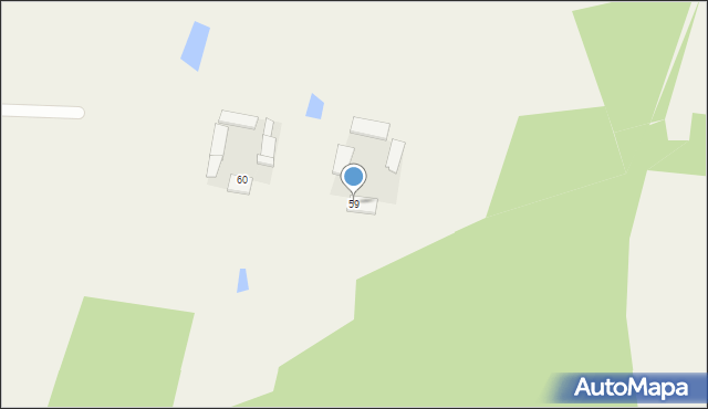 Jackowo Dworskie, Jackowo Dworskie, 59, mapa Jackowo Dworskie