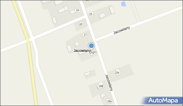 Jacowlany, Jacowlany, 27a, mapa Jacowlany