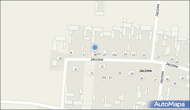 Jaczew, Jaczew, 26, mapa Jaczew