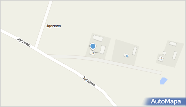 Jączewo, Jączewo, 9, mapa Jączewo