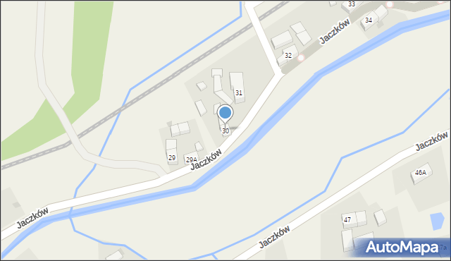 Jaczków, Jaczków, 30, mapa Jaczków