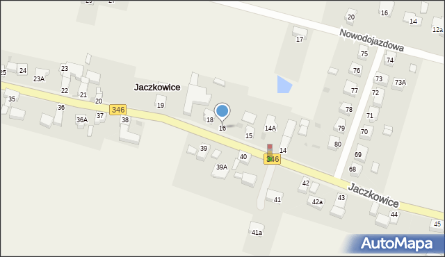 Jaczkowice, Jaczkowice, 16, mapa Jaczkowice