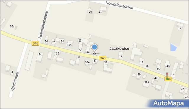 Jaczkowice, Jaczkowice, 20, mapa Jaczkowice