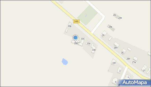 Jaczkowice, Jaczkowice, 33b, mapa Jaczkowice